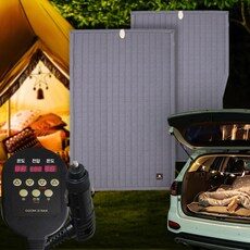 꼼지락 12V 음이온 탄소온열매트 겨울 캠핑용품 동계 차박 캠핑난방용품, 싱글700, 12v조절기